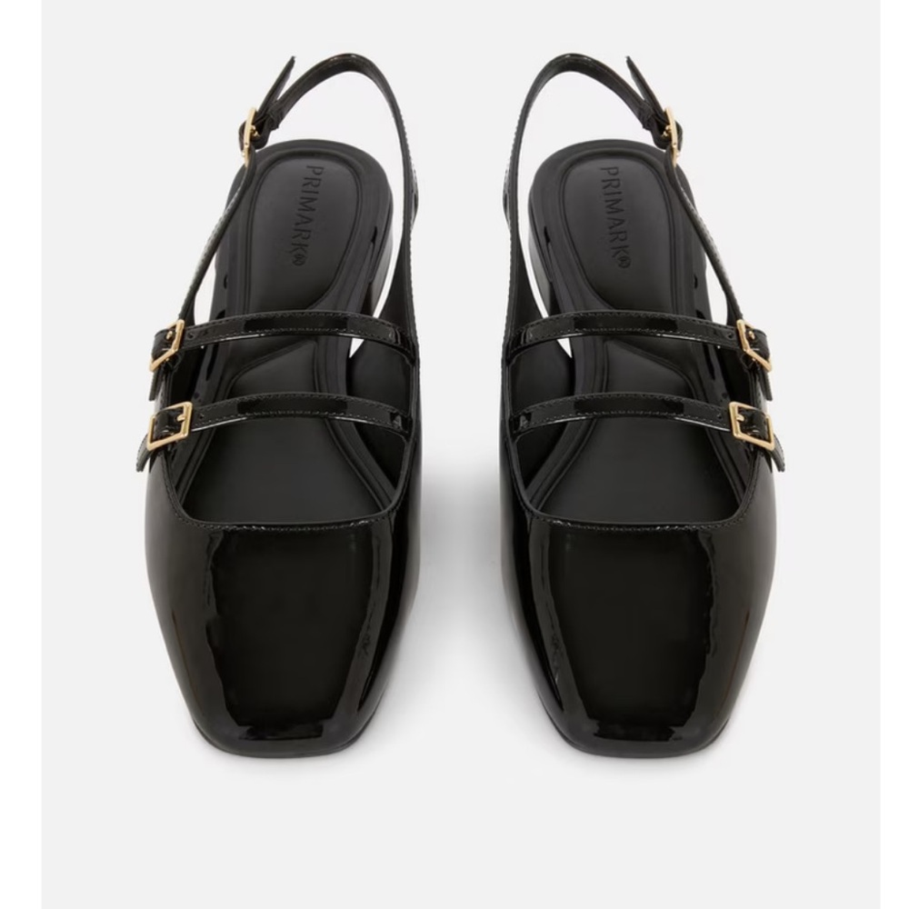 Slingback Double Strap Mary Janes